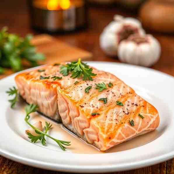 Perfect Salmon Recipe - Easy Garlic Herb Baked Salmon Dinner